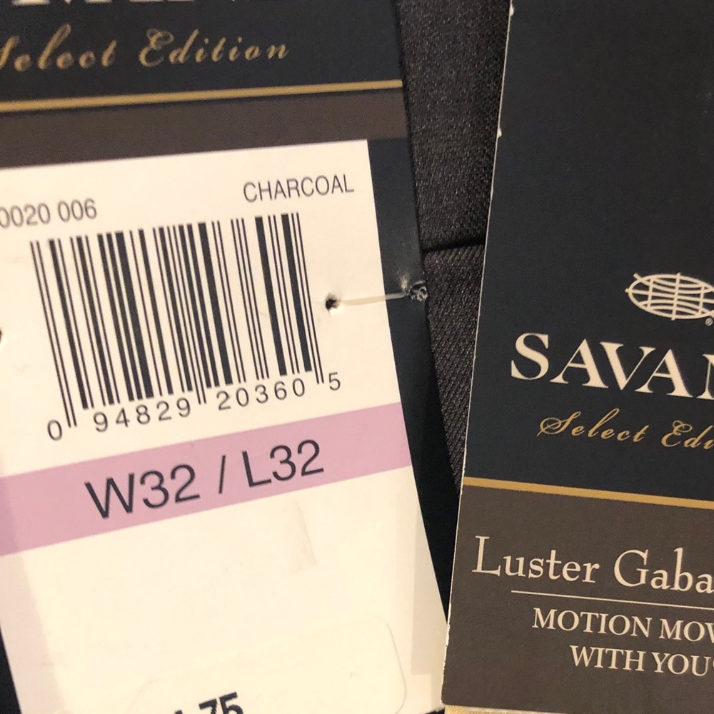 Savane Men’s Dress Pant - 32x32 NWT - Picture 5 of 5